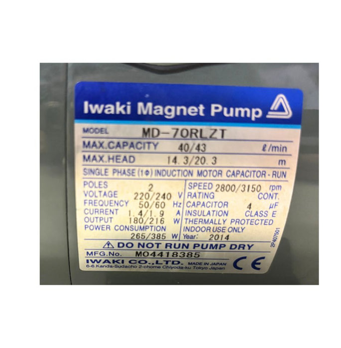 Iwaki Magnet Pump MD-70RLZT